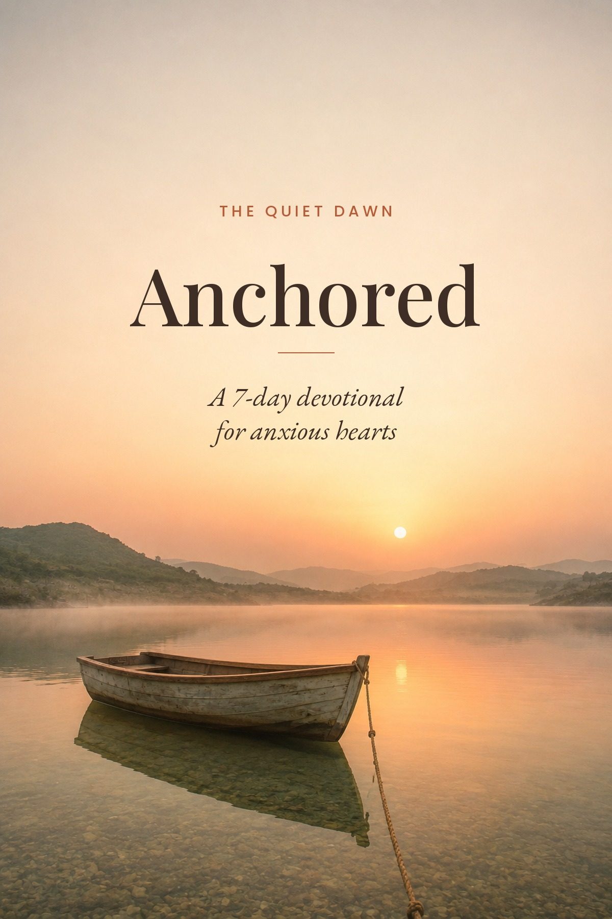 Anchored — a 7-day devotional for anxious hearts
