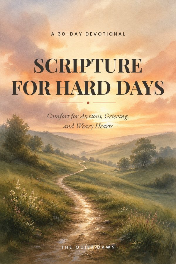 Scripture for Hard Days — a devotional for anxious, grieving and weary hearts